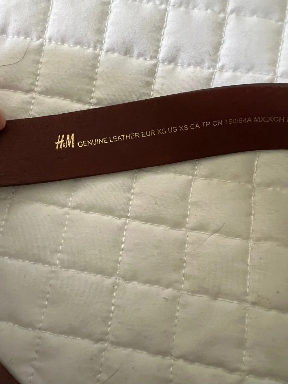 H&M Brown Leather Belt